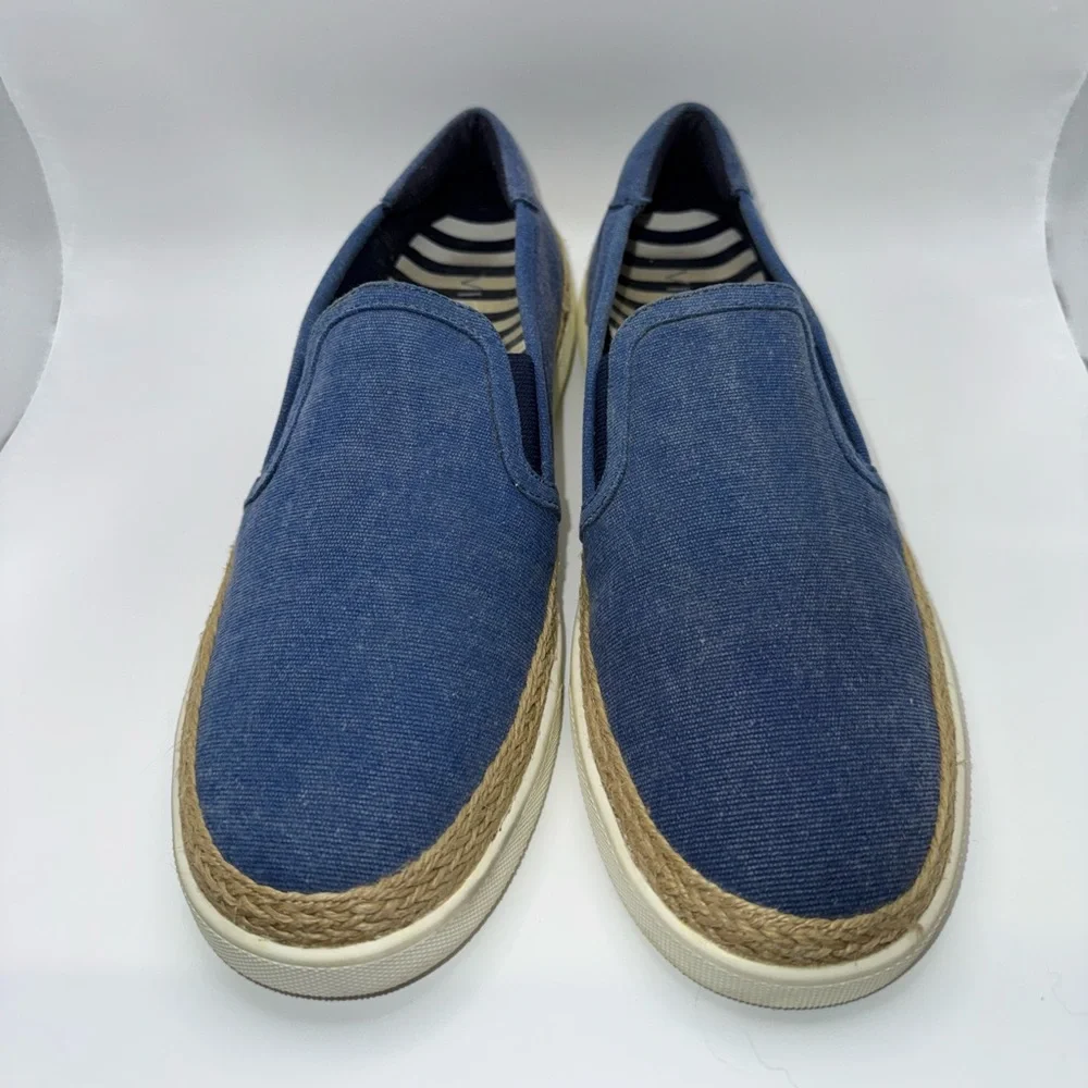 Vionic Denim Blue Espadrille Flats